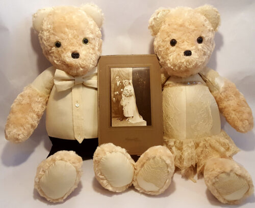 33- BearyHuggables_vintage wedding memory bear