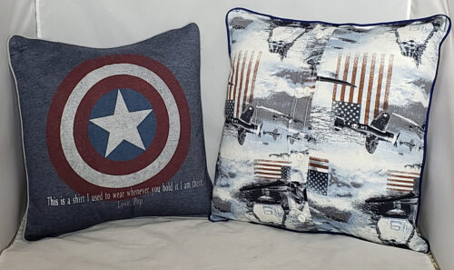 39- BearyHuggables_set of two patriotic memory pillow