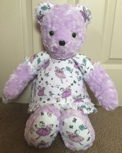 77-Purple Fairy Dress Bear