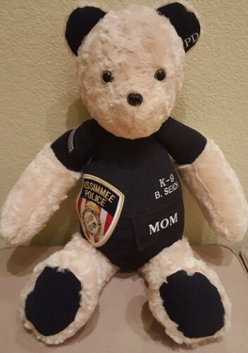 96-Beary Huggables_Police Bob's Memory Bear